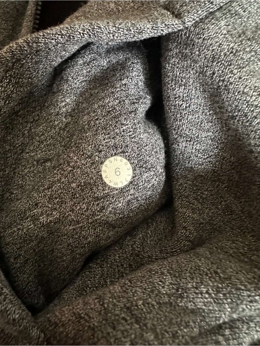 lululemon athletica Scuba Charcoal Gray Full-Zip Hoodie
